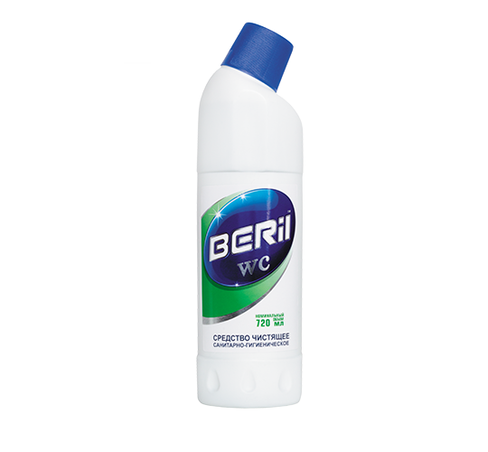 Средство чистящее санитарно-гигиеническое "BERIL WС", фл. 730г/720мл - 1
